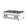 Gasfornuis 4-pits Kitchen Line - tafel model  HENDI  Kitchen Line  19kW  800x700x H 310mm