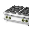 Gasfornuis 4-pits Kitchen Line - tafel model  HENDI  Kitchen Line  19kW  800x700x H 310mm