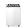 Gasfornuis - 5 pits met elektrische oven  HENDI  Kitchen Line  Zilver  230V/2900W  14 3kW  900x653x H 900mm