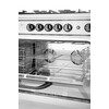 Gasfornuis - 5 pits met elektrische oven  HENDI  Kitchen Line  Zilver  230V/2900W  14 3kW  900x653x H 900mm
