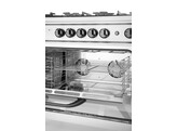 Gasfornuis - 5 pits met elektrische oven  HENDI  Kitchen Line  Zilver  230V/2900W  14 3kW  900x653x H 900mm