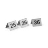 Tafelstandaard nummers  HENDI  Nummers 1-12  50x35x H 40mm