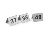 Chevalets de table numerotes  HENDI  Numeros 37-48  50x35x H 40mm