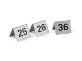 Chevalets de table numerotes  HENDI  Numeros 37-48  50x35x H 40mm