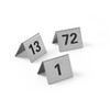 Chevalets de table numerotes  HENDI  Numeros 49-60  50x35x H 40mm