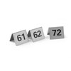 Tafelstandaard nummers  HENDI  Nummers 61-72  50x35x H 40mm