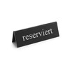 Chevalet de table reserve  HENDI  reserviert  130x30x H 38mm