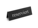 Chevalet de table reserve  HENDI  reserviert  130x30x H 38mm