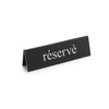 Chevalet de table reserve  HENDI  reserve  130x30x H 38mm