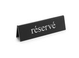 Chevalet de table reserve  HENDI  reserve  130x30x H 38mm