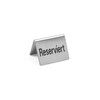 Chevalet de table Reserve - 4 pieces  HENDI  Reserviert  50x35x H 40mm