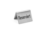 Chevalet de table Reserve - 4 pieces  HENDI  Reserviert  50x35x H 40mm