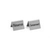 Chevalet de table Reserve - 4 pieces  HENDI  Reserviert  50x35x H 40mm