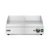 Bakplaat half geribbeld  HENDI  Profi Line  1/2 glad  1/2 geribd  230V/2400W  527x404x H 233mm