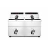Inductie friteuse met aftapkraan - 2 x 8 l  HENDI  Profi Line  16L  230V/7000W  577x609x H 410mm