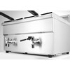 Inductie friteuse met aftapkraan - 2 x 8 l  HENDI  Profi Line  16L  230V/7000W  577x609x H 410mm