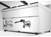 Inductie friteuse met aftapkraan - 2 x 8 l  HENDI  Profi Line  16L  230V/7000W  577x609x H 410mm