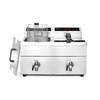 Inductie friteuse met aftapkraan - 2 x 8 l  HENDI  Profi Line  16L  230V/7000W  577x609x H 410mm