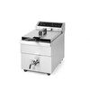 Inductie friteuse met aftapkraan - 8 l  HENDI  8L  Lichtgrijs  230V/3500W  288x619x H 408mm