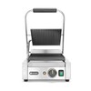 Contactgrill - enkel  HENDI  boven en onder geribd  230V/1800W  310x375x H 216mm
