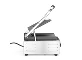 Contactgrill - enkel  HENDI  boven en onder geribd  230V/1800W  310x375x H 216mm