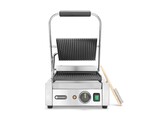 Contactgrill - enkel  HENDI  boven en onder geribd  230V/1800W  310x375x H 216mm