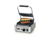 Contactgrill - enkel  HENDI  boven en onder geribd  230V/1800W  310x375x H 216mm