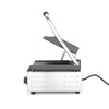Contactgrill - enkel  HENDI  boven en onder geribd  230V/1800W  310x375x H 216mm
