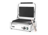 Contactgrill Panini  HENDI  boven en onder geribd  230V/2200W  430x375x H 216mm