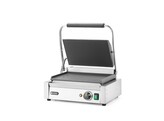 Grill de contact Panini  HENDI  dessus rainure et dessous lisse  230V/2200W  430x375x H 216mm