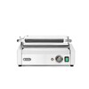 Grill de contact Panini  HENDI  dessus rainure et dessous lisse  230V/2200W  430x375x H 216mm