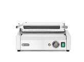 Grill de contact Panini  HENDI  dessus rainure et dessous lisse  230V/2200W  430x375x H 216mm