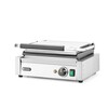 Grill de contact Panini  HENDI  dessus rainure et dessous lisse  230V/2200W  430x375x H 216mm