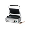 Grill de contact Panini  HENDI  dessus rainure et dessous lisse  230V/2200W  430x375x H 216mm
