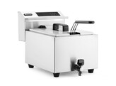 Friteuse Profi Line avec robinet de vidange numerique - 8 l  HENDI  Profi Line  8L  230V/3500W  305x515x H 345mm
