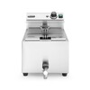 Friteuse Profi Line avec robinet de vidange - 8 l  HENDI  Profi Line  8L  Gris clair  230V/3500W  305x515x H 354mm