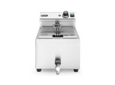 Friteuse Profi Line avec robinet de vidange - 8 l  HENDI  Profi Line  8L  Gris clair  230V/3500W  305x515x H 354mm