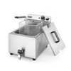 Friteuse Profi Line avec robinet de vidange - 8 l  HENDI  Profi Line  8L  Gris clair  230V/3500W  305x515x H 354mm