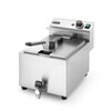 Friteuse Profi Line avec robinet de vidange - 8 l  HENDI  Profi Line  8L  Gris clair  230V/3500W  305x515x H 354mm