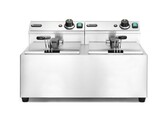 Friteuse Profi Line - 2 x 8 L  HENDI  Profi Line  16L  230V/7000W  605x460x H 369mm
