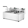 Friteuse Profi Line - 2 x 8 L  HENDI  Profi Line  16L  230V/7000W  605x460x H 369mm