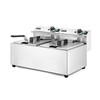 Friteuse Profi Line - 2 x 8 L  HENDI  Profi Line  16L  230V/7000W  605x460x H 369mm