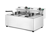Friteuse Profi Line - 2 x 8 L  HENDI  Profi Line  16L  230V/7000W  605x460x H 369mm