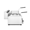Friteuse Profi Line met aftapkraan - 2 x 8 l  HENDI  Profi Line  16L  230V/7000W  610x515x H 369mm