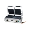 Contactgrill - dubbele versie  HENDI  half glad  half geribd  230V/3600W  570x375x H 216mm