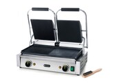 Contactgrill - dubbele versie  HENDI  half glad  half geribd  230V/3600W  570x375x H 216mm