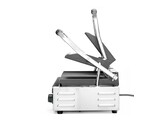 Contactgrill - dubbele versie  HENDI  boven en onder geribd  230V/3600W  570x375x H 216mm