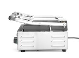 Contactgrill - dubbele versie  HENDI  boven en onder geribd  230V/3600W  570x375x H 216mm