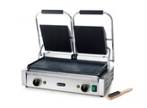 Contactgrill - dubbele versie  HENDI  boven geribd  onder glad  230V/3600W  570x375x H 216mm