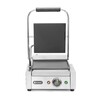 Contactgrill - enkel  HENDI  boven geribd  onder glad  230V/1800W  310x375x H 216mm